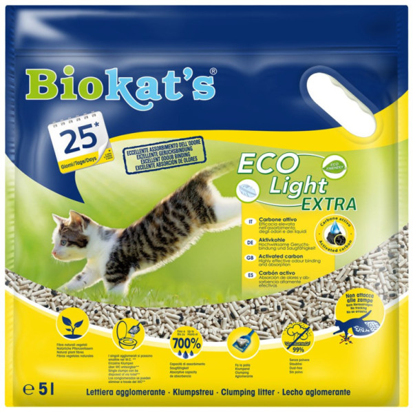 Podstielka BIOKATS ECO LIGHT EXTRA LITTER 5l