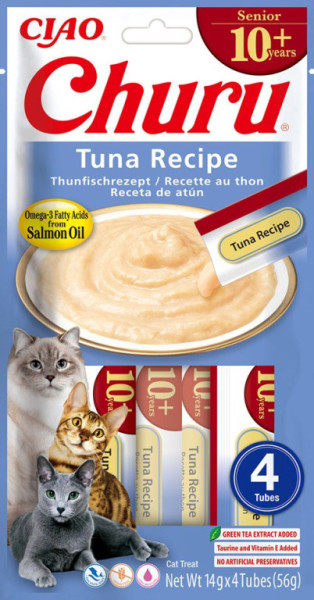 Cat Chure Senior Tuna Recipe 4x14g