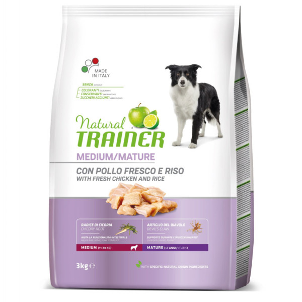 TRAINER Natural Medium Maturity čerstvé kura 3kg