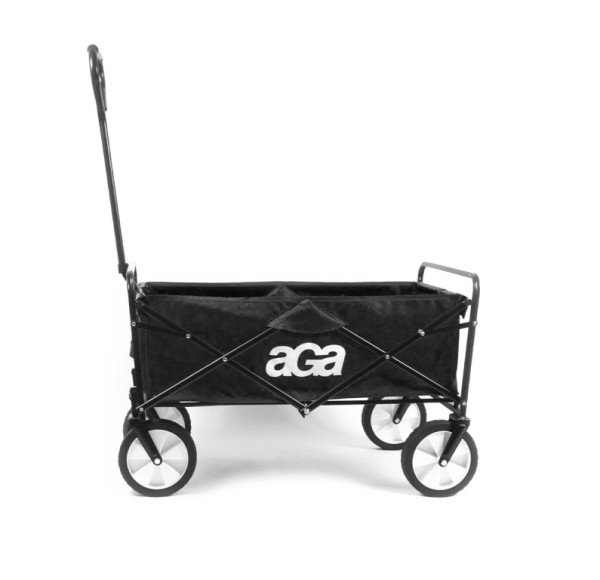 Aga Skladací prepravný vozík MR4610 Čierny