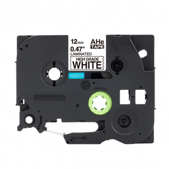 Alternatívna páska Brother HGe-231, 12mm x 8m, čierna tlač/biely podklad vysokorýchlostný