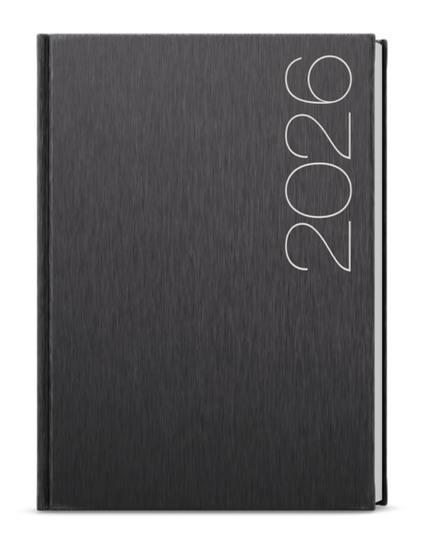 Týždenný diár - Oskar - ForMen - A5 - Black