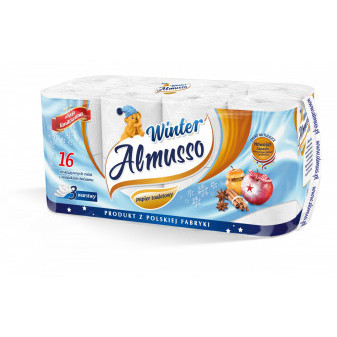 Toaletný papier Almusso Winter 16 ks v balení 3 vrstvový
