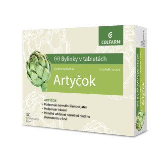 Colfarm Artičok, 30 tbl.