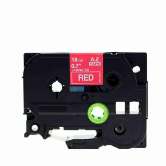 Alternatívna páska Brother TZ-445 / TZe-445, 18mm x 8m, biela tlač / červený podklad