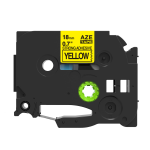 Alternatívna páska Brother TZ-S641/TZe-S641 18mm x 8m extra adhezívna čierna tlač/žltý podklad
