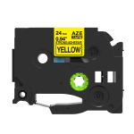 Alternatívna páska Brother TZ-S651/TZe-S651 24mm x 8m extra adhezívna čierna tlač/žltý podklad