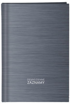 Denné záznamy - A4 - lamino - Šedý