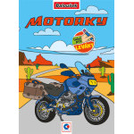 Omaľovánka - A5 - Motorky