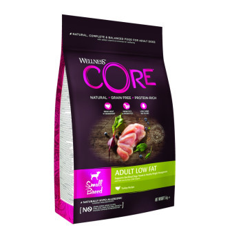 Wellness Core Dog Low Fat Adult Small morka 5kg