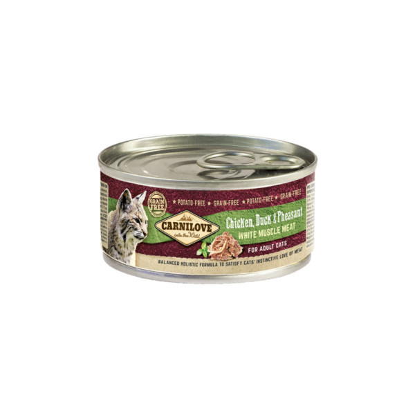 Konzerva Carnilove WMM Adult Cats Chicken, Duck, Pheasant 100g