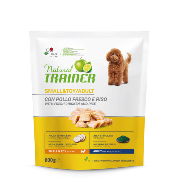 TRAINER Natural Small&Toy Adult kura a ryža 800g