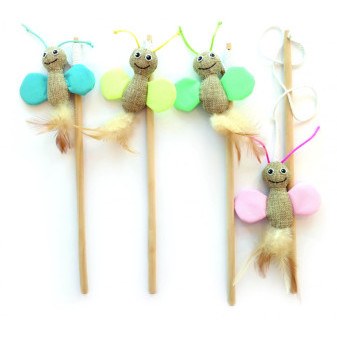 M-Pets Butterfly škádlítko (mix farieb)