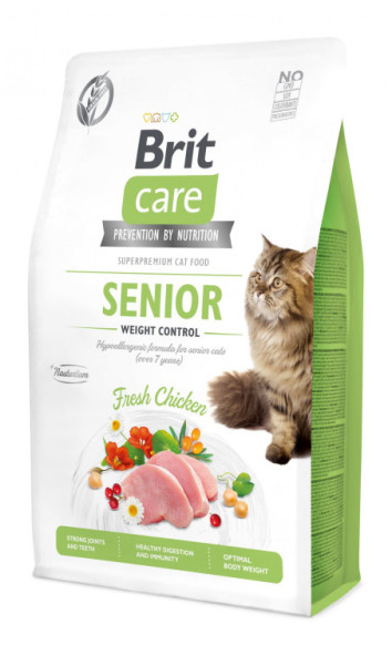 Brit Care Cat Grain-Free Senior Weight Control 2kg