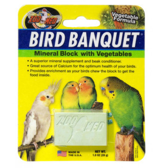 Bird Banquet minerálny blok so zeleninou S