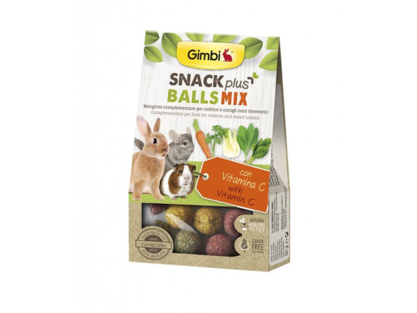 GIMBI Snack Plus gulicky MIX 50g