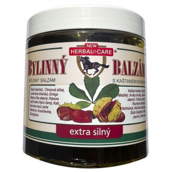 Bylinný balzam s gaštanom konským, extra silný, 500 ml