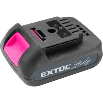 batéria akumulátorová, 12V Li-ion, 2000mAh, EXTOL LADY
