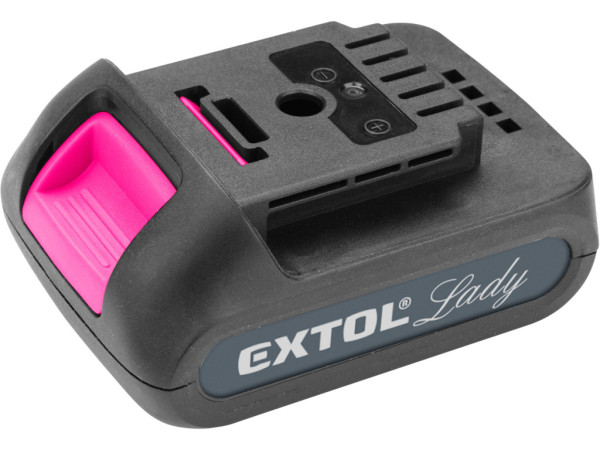 batéria akumulátorová, 12V Li-ion, 2000mAh, EXTOL LADY