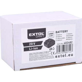 batéria akumulátorová, 20V Li-ion, 4Ah