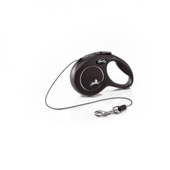 Flexi New Classic XS snura 3m/8kg čierna