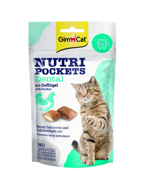 GimCat Nutri Pockets dentálna 60 g