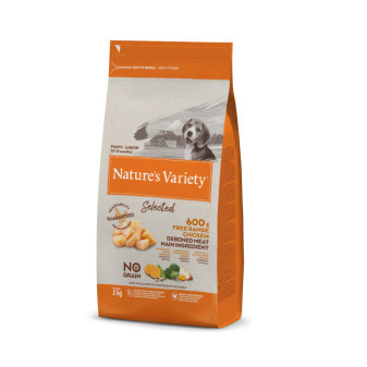 Nature´s variety selected junior s kuracím 2kg