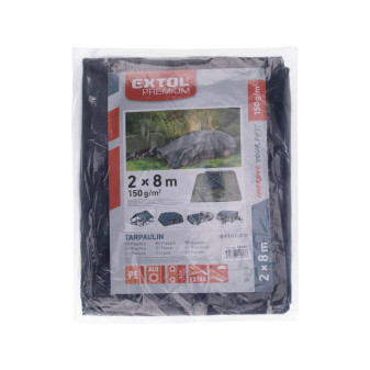 BEZ ETIKETY plachta PE nepremokavá silná 150g/m2, 2x8m, PE