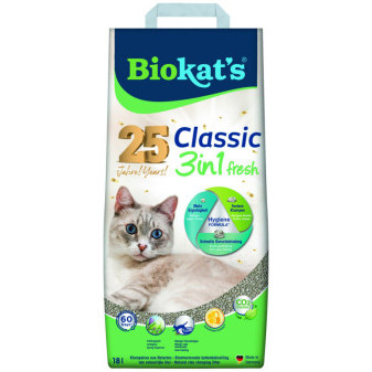 Podstielka Biokats classic fresh 18l