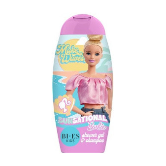 Bi-Es 2v1 pre deti šampón a sprchový gél Barbie Sunsational, 250ml