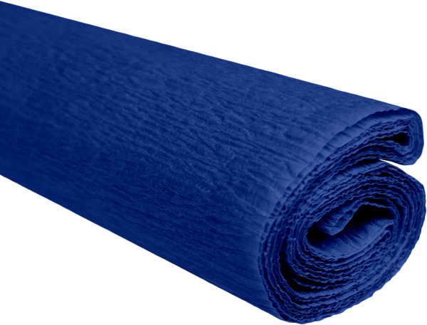 Krepový papier tmavo modrý 0,5x2m C21 28 g/m2