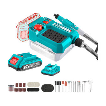 Brúska priama AKU, 20V Li-ion, 2000mAh, s batériou a nabíjačkou