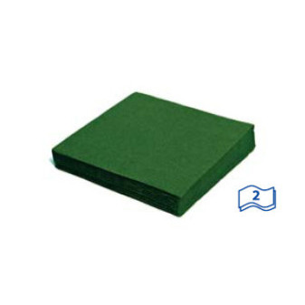 Obrúsky Gastro 86906 tma.zelené 2 vrstvé 250ks 33x33 cm