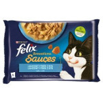 Kapsička Felix Sensations Sauce Surprise multipack treska s paradajkou + sardinky s mrkvou v omáčke