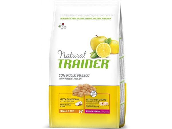 TRAINER Natural Small&Toy Puppy&Jun čerstvé kura 2kg