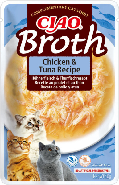 Kapsička Churu Cat Broth - kura, tuniak 40g