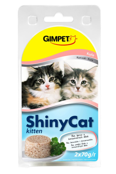 ShinyCat Junior konzerva kuracie 2x70g