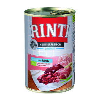 Finnern Rinti Junior konzerva pre psov hovädzie 400g