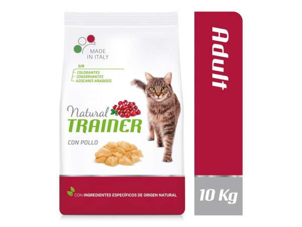 TRAINER Natural Cat Adult kuracie 10kg