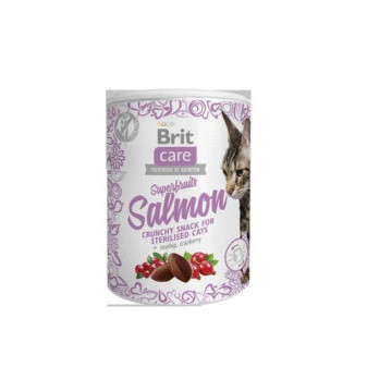 Brit Care Cat Snack Superfruits Salmon 100g