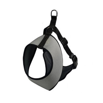 HUHUBAMBOO postroj do auta neoprén, šedý veľ. L
