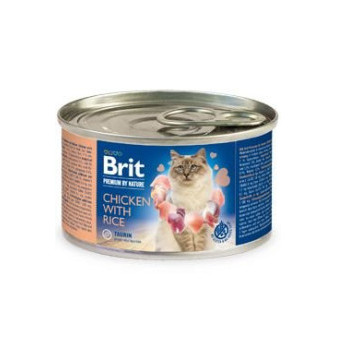 Brit Premium by Nature cat chicken with Rice 200g