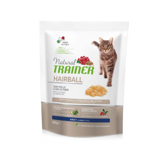 TRAINER Natural Cat HAIRBALL kuracie 300g