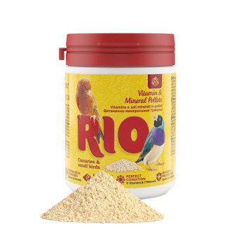 RIO vitamínové a minerálne pelety pre kanáriky a drobné exoty 120g