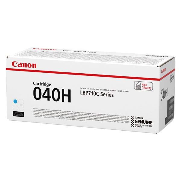Canon originálny toner 040H, cyan, 10000str., 0459C001, 0459C002, vysoko kvalitné, Canon imageCLAS