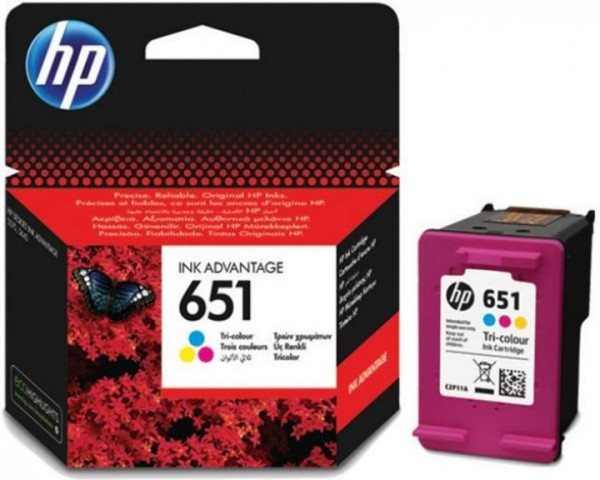 HP originálny atrament C2P11AE (651) color