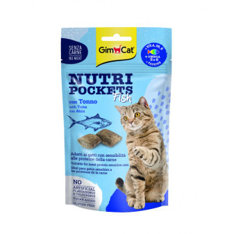 GIMCAT Nutri pockets tuňák 60g