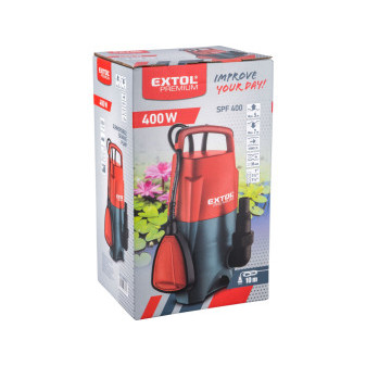 čerpadlo ponorné kalové, 400W, 8000l/h
