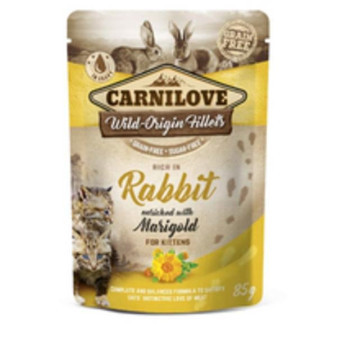 Kapsička Carnilove Cat Pouch Rabbit with Marigold 85g