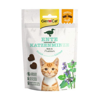 Gimcat Crunchy Snacks Kačica s Catnipom 50g